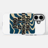 Alles in één keer voelen - Telefoonhoesje Case-Mate iPhone Case (Achterkant (horizontaal))