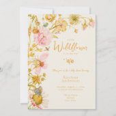 Alles in een klein Wildflower Baby shower Kaart (Voorkant)