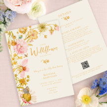 Alles in een klein Wildflower Baby shower