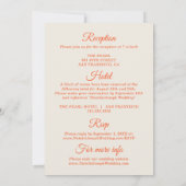 Alles in een kleurrijke hand getrokken retro bruil kaart (Achterkant)