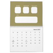 Alles-in-één Maandelijkse Planner Kalender (Mar 2027)