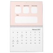 Alles-in-één Maandelijkse Planner Kalender (Feb 2027)