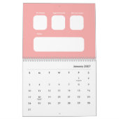 Alles-in-één Maandelijkse Planner Kalender (Jan 2027)