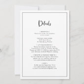 Alles-in-één met details over de rand van het huwe kaart (Achterkant)