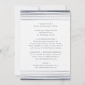 Alles in één mosterd roze rozen bull Horns Weddens Kaart (Achterkant)