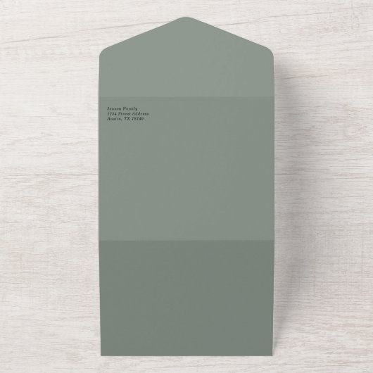 Alles-in-één multifotogalerij all in one uitnodiging (Buitenkant)