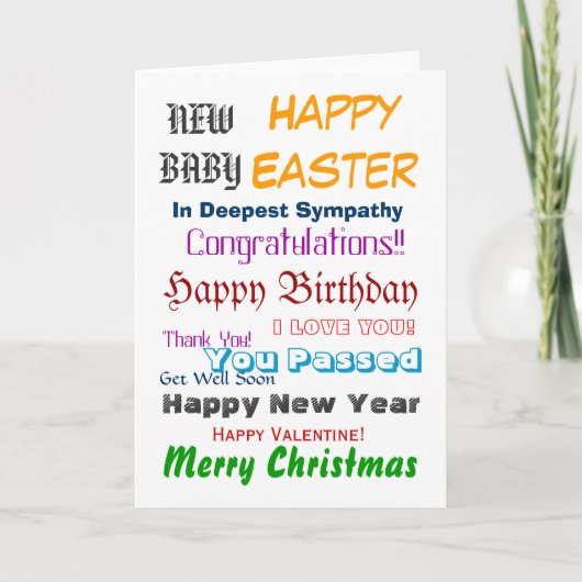 ALLES IN ÉÉN MULTIFUNCTIONELE KAART STUURT ER ÉÉN  (Voorkant)