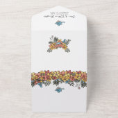 Alles in één Pasen Baby shower uitnodigen All In One Uitnodiging (Buitenkant)