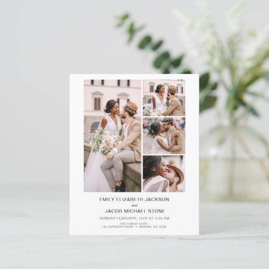 Alles in een QR-code minimalistische foto wit brui (Staand voorkant)