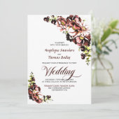 Alles in één roestrijke Herfst Kaart (Staand voorkant)