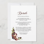 Alles in één roestrijke Herfst Kaart (Achterkant)