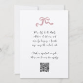 Alles in een romantische boog handgeschreven Vrijg Kaart (Achterkant)