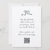 Alles in een romantische boog handgeschreven Vrijg Kaart (Achterkant)