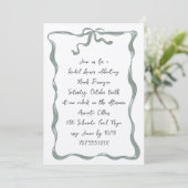 Alles in een romantische boog handgeschreven Vrijg Kaart (Staand voorkant)