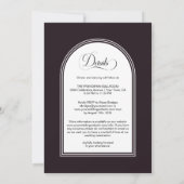 Alles in één roze boomgaard Mulberry Weddenschap Kaart (Achterkant)