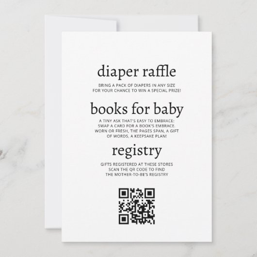 Alles in één roze geel bloemig citroen Baby shower Kaart (Achterkant)