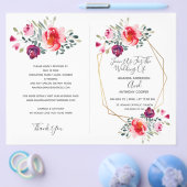 Alles in één rsvp, uitnodiging, ontvangst, details flyer (Enkel)