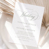 Alles in één Sage Groen Wit Eenvoudige Minimale Hu Kaart