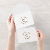 Alles in één uitnodiging - Aangepast (afbeelding/t (Afscheurbaar)