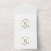 Alles in één uitnodiging - Aangepast (afbeelding/t (Binnen)