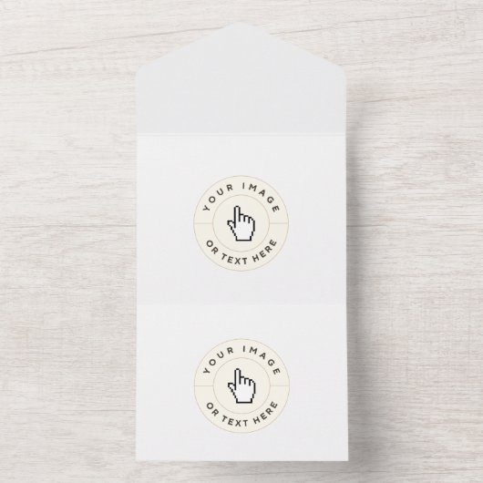 Alles in één uitnodiging - Aangepast (afbeelding/t (Binnen)