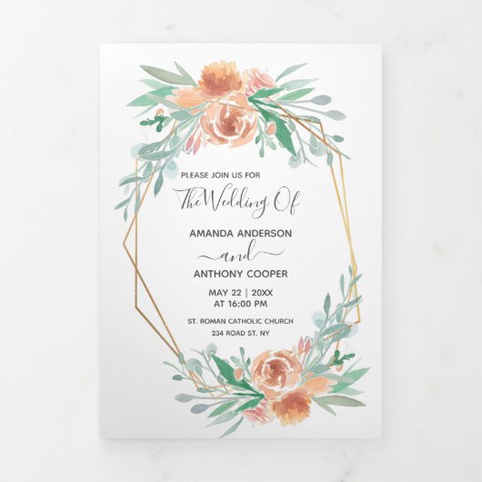 Alles in één uitnodiging voor Rsvp-details, recept (Cover)