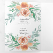 Alles in één uitnodiging voor Rsvp-details, recept (Binnenzijde eerst)