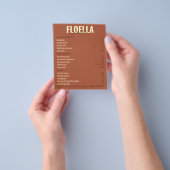 Alles in Één van de Prijslijst QR van de Diensten  Flyer (Hand)