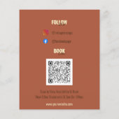 Alles in Één van de Prijslijst QR van de Diensten  Flyer (Achterkant)