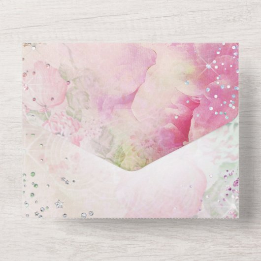 ALLES IN ÉÉN verjaardag Uitnodiging van Tea Partij (Achterkant)