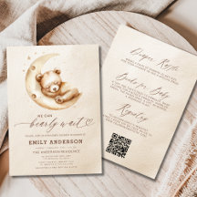 Alles in één wacht neutraal beige Baby shower