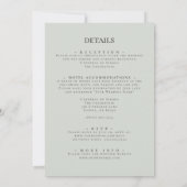 Alles in één Waterverf — Griekse uitnodiging (Achterkant)