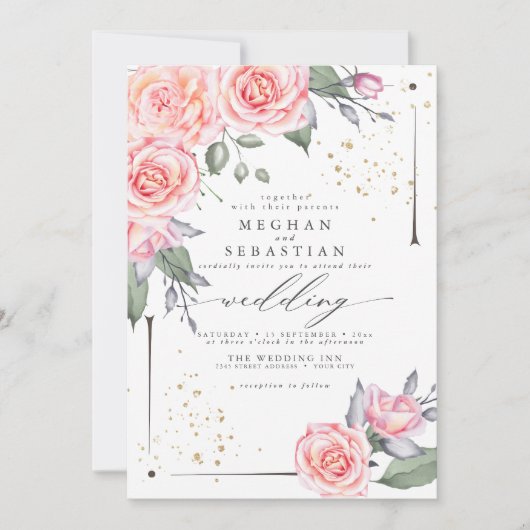 Alles in één Waterverf — Griekse uitnodiging (Voorkant)