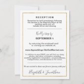 Alles in één witte pony's, superslank goud kaart (Achterkant)