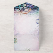 ALLES IN ÉÉN Zeemeermin Onder Zee Uitnodiging (Buitenkant)