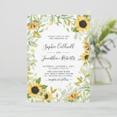 Alles in één zonnebloem en olievlek kaart (Staand voorkant)