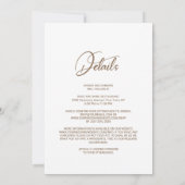 Alles in een zonnebloem Roos bloemenbruiloft Kaart (Achterkant)