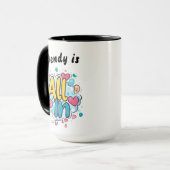 Alles in" gepersonaliseerde koffie Mok (Voorkant links)