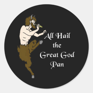 Alles in gevaar De grote God Pan Sticker