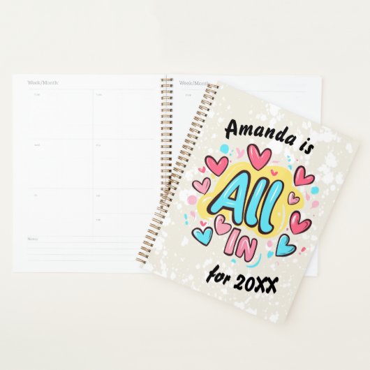 "Alles in graffiti-stijl" Planner (Display)