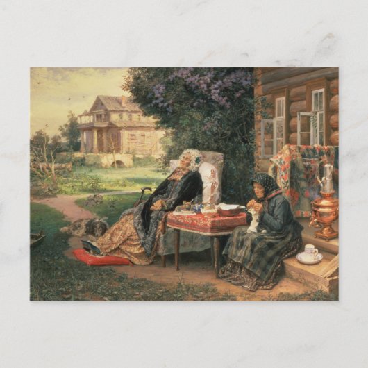 Alles in het verleden, 1889 briefkaart (Voorkant)