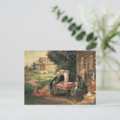 Alles in het verleden, 1889 briefkaart (Staand voorkant)