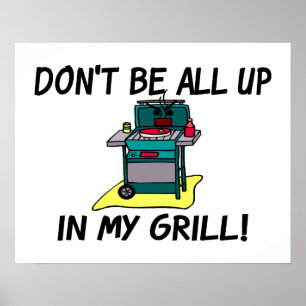 Alles in mijn Grill Poster