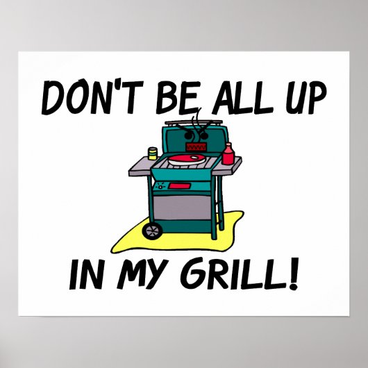 Alles in mijn Grill Poster (Voorkant)