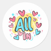 Alles in ronde sticker (Voorkant)