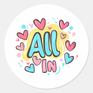 Alles in ronde sticker