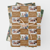 Alles in script 6 FotoKerstmis Inpakpapier Vel (In situ)