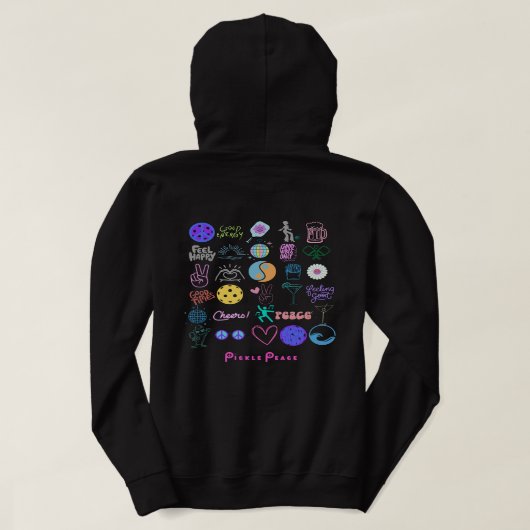 alles inlegzweet overhemd hoodie (Design achterkant)