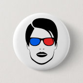 Alles is 3D Ronde Button 5,7 Cm (Voorkant)