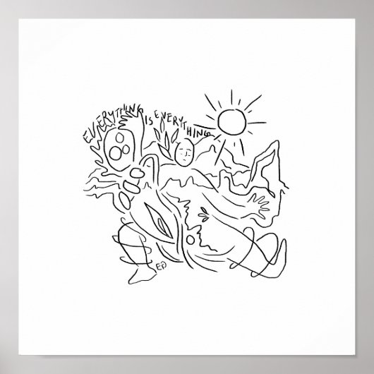 alles is alles poster (Voorkant)